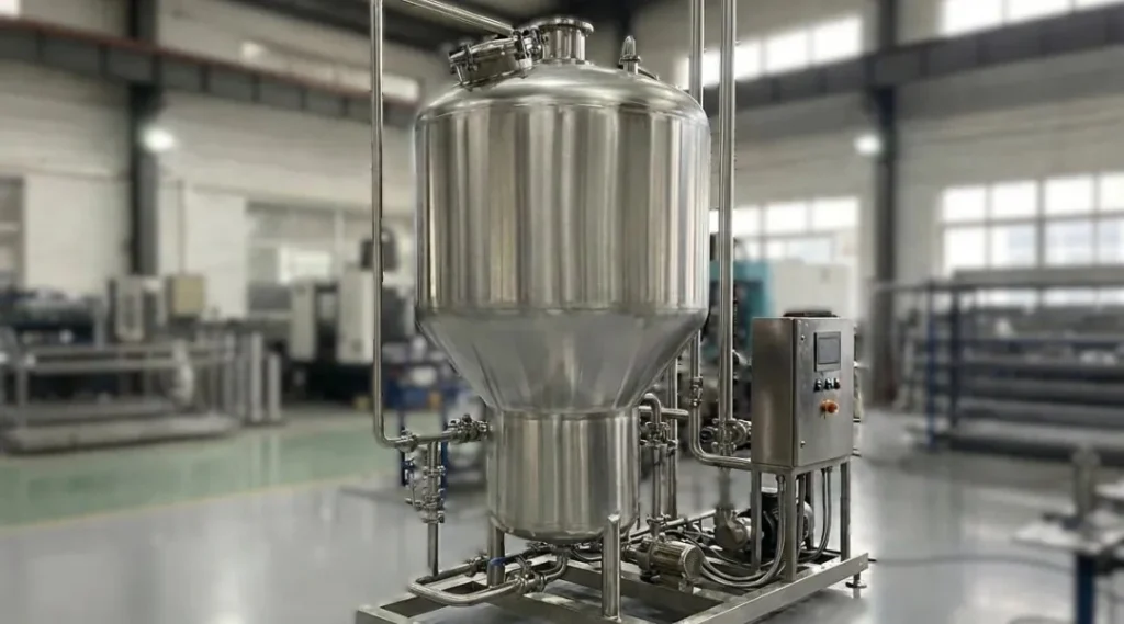 Tulip shaped vessels for sterile pharmaceutical manufacturing
