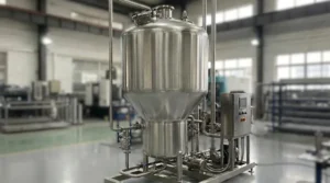 Tulip shaped vessels for sterile pharmaceutical manufacturing
