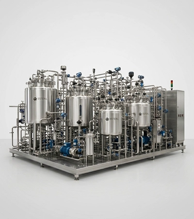 Complex process skid pharmaceutical manufacturing system by Esteril Process Solutions